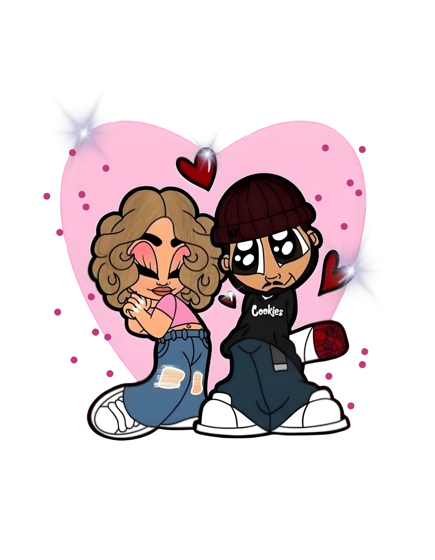 Valentines Chicano DTF Heat Transfer