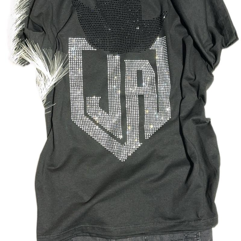Julion Alvarez Oversized T-Shirt with Rhinestone