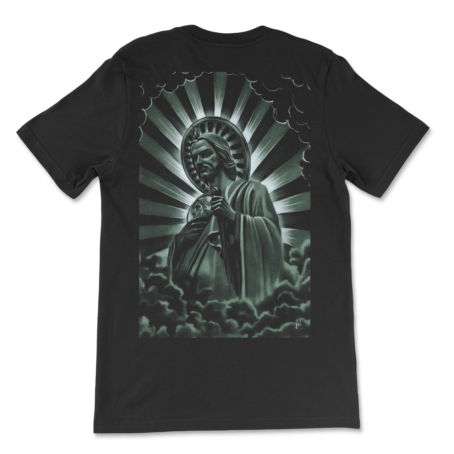 San Judas Vintage DTF Heat Transfer