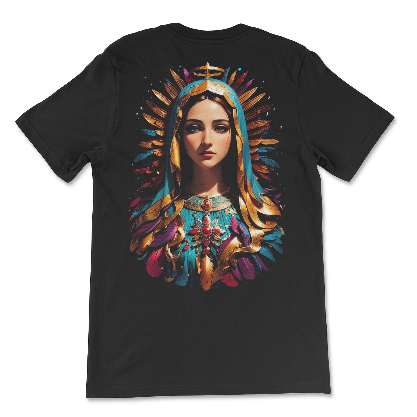 Virgen Feathers DTF Heat Transfer