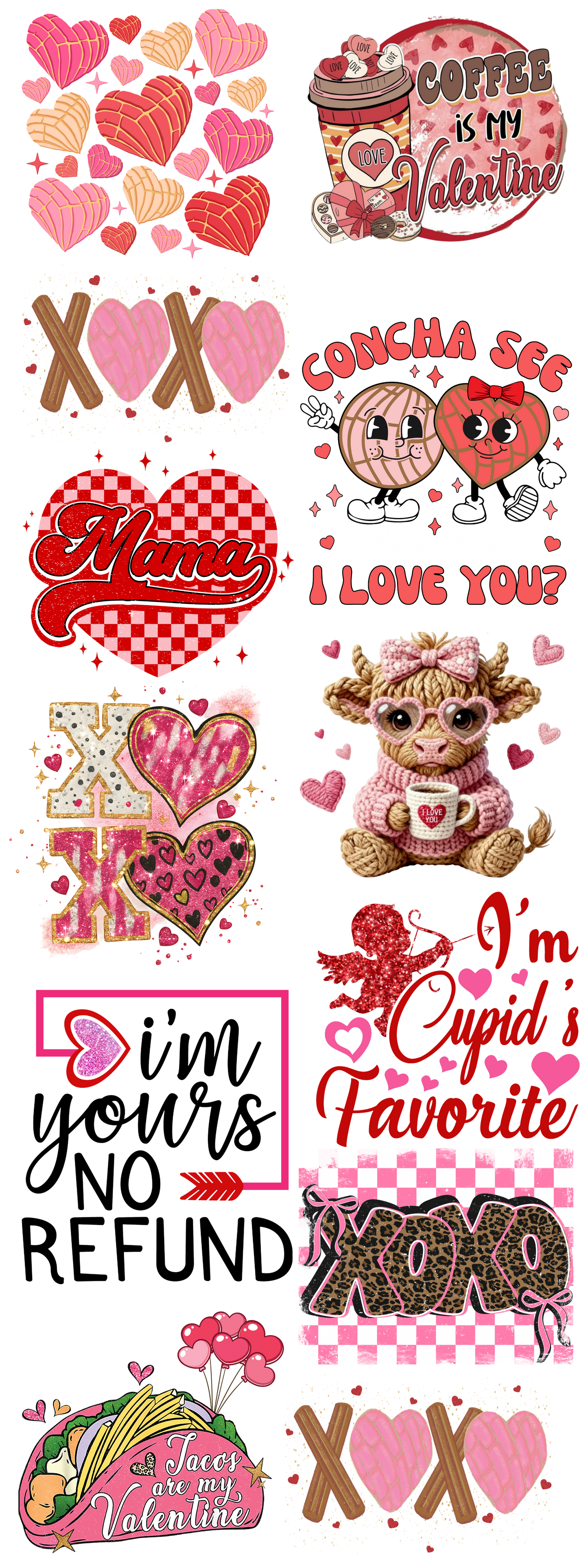 gang sheets valentines 1 22x60