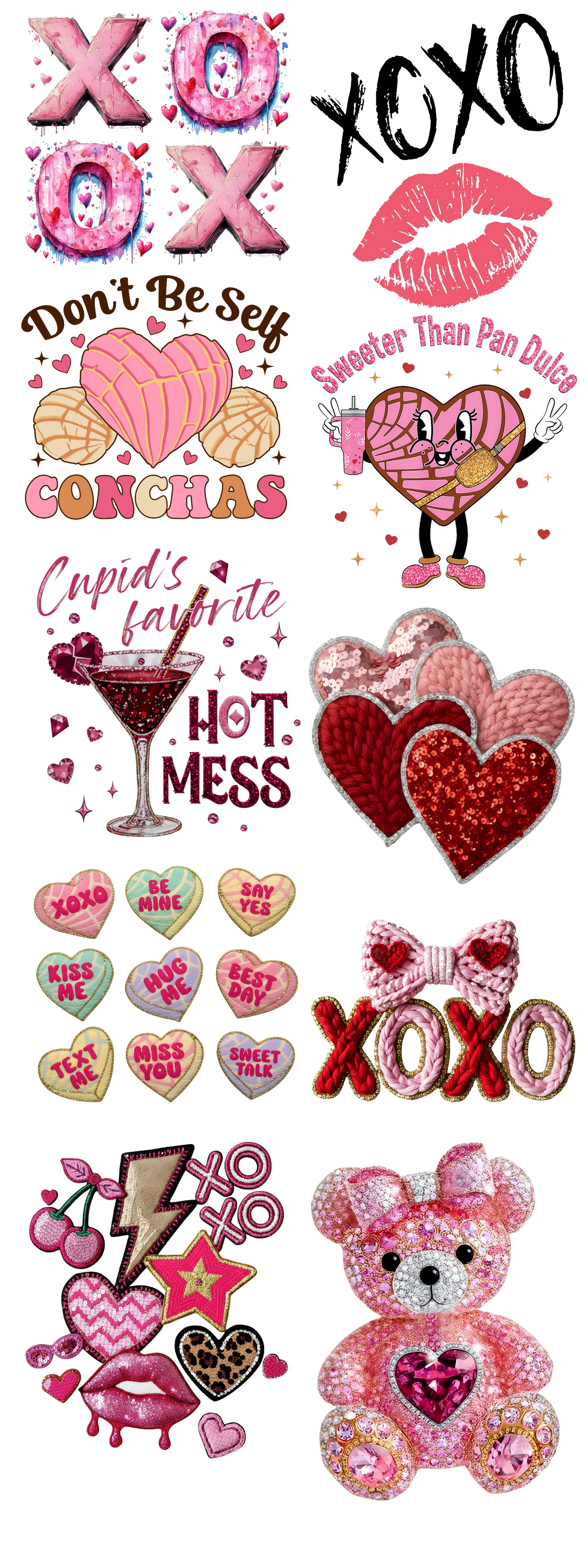 gang sheets valentines 2 22x60