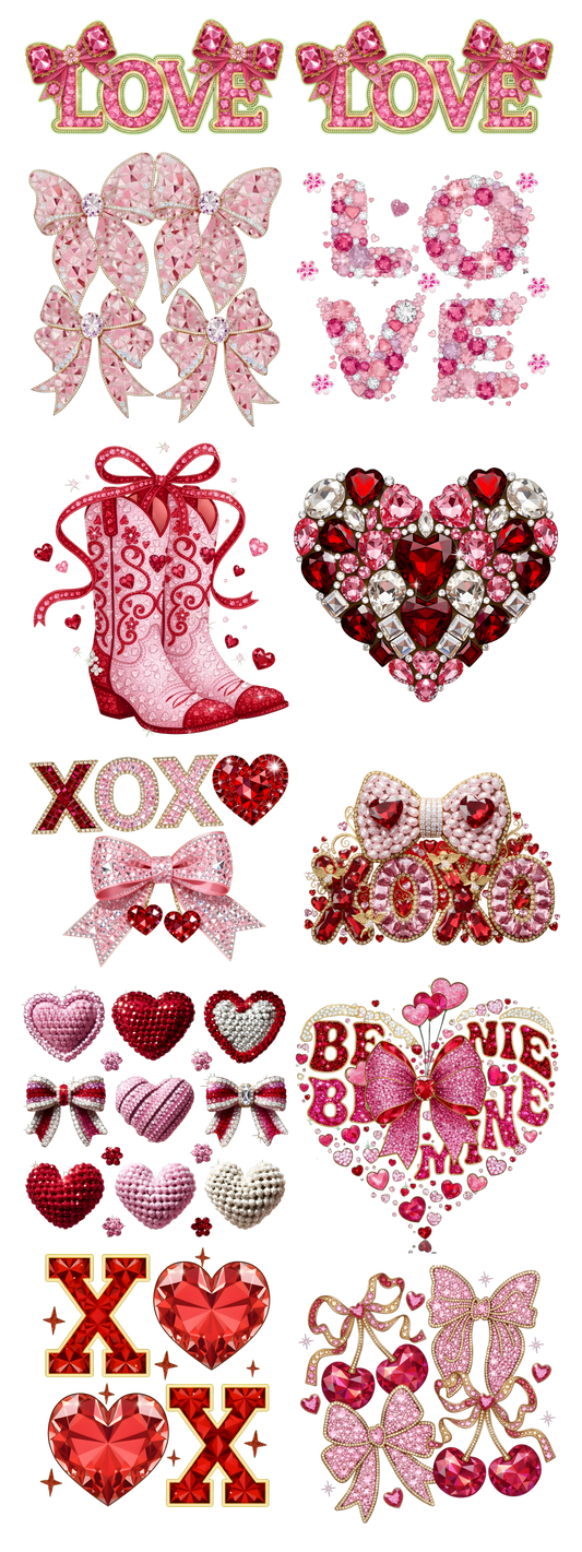 gang sheets valentines 3 22x60